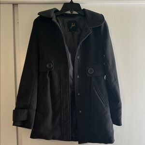 Dark grey peacoat